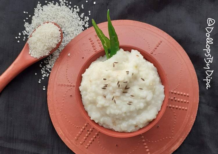 Kanki/Ghens (Gujarati Rice Porridge)